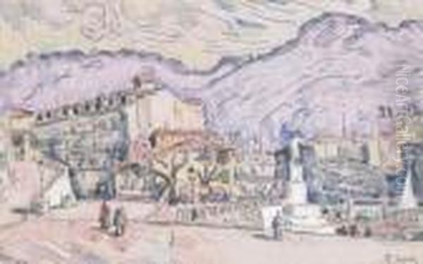 Le Port De Nice Oil Painting by Paul Signac