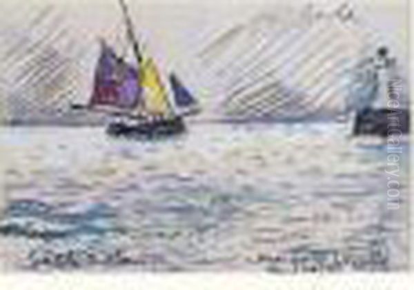 Les Sables D'olonne Oil Painting by Paul Signac