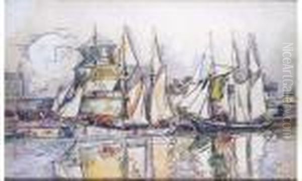 Saint Malo Oil Painting by Paul Signac