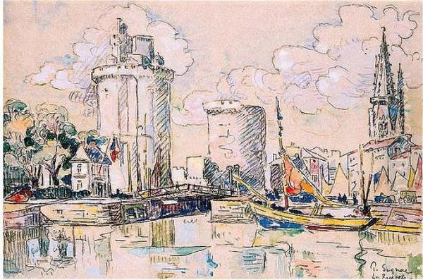 La Rochelle Oil Painting by Paul Signac