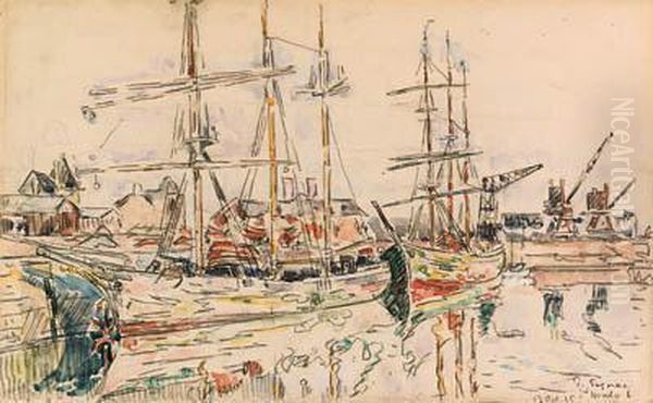 St. Malo Oil Painting by Paul Signac