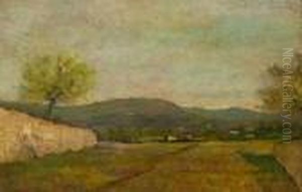 Paesaggio Oil Painting by Telemaco Signorini