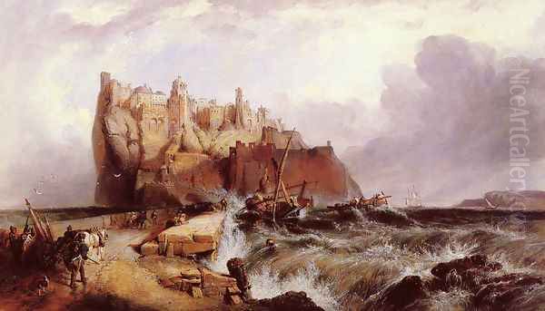 The Castle of Ischia Oil Painting by Clarkson Stanfield