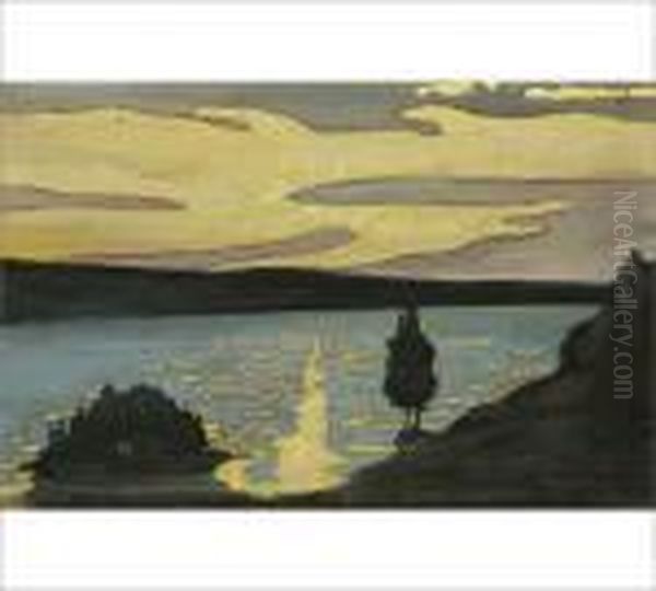 Untitled Oil Painting by Hugo Simberg