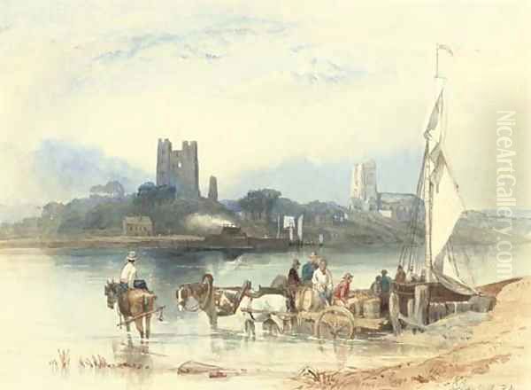 Orford Castle, Orford on the Ord, Suffolk Oil Painting by Clarkson Stanfield