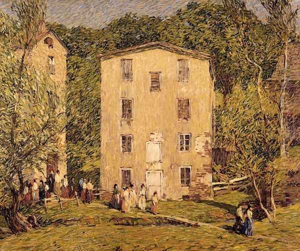 Five O'Clock, June Oil Painting by Robert Spencer