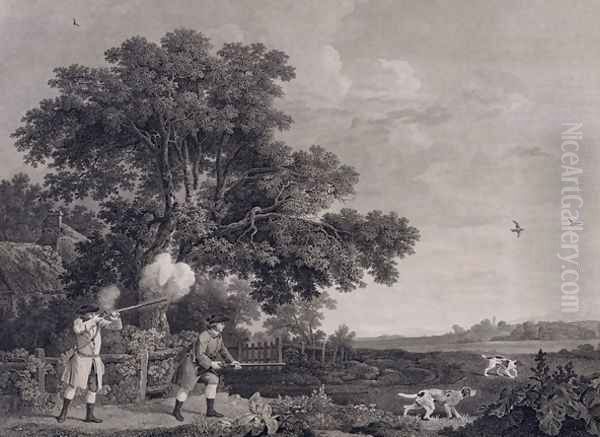 Shooting, plate 3, engraved by William Woollett 1735-85 1770 Oil Painting by George Stubbs