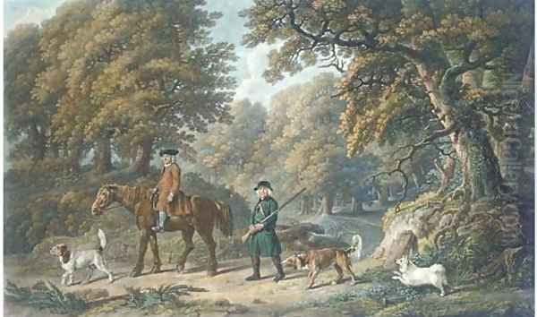 Game keepers, by Henry Birche Oil Painting by George Stubbs