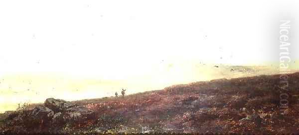 Grouse Shooting - Walking Up Oil Painting by Edward Robert Smythe