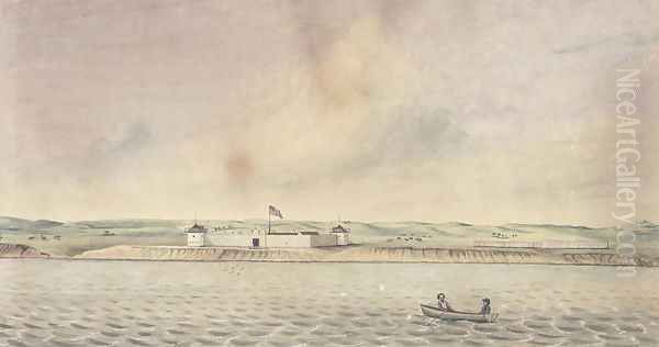 Fort Union, Missouri, 1843 Oil Painting by Isaac Sprague