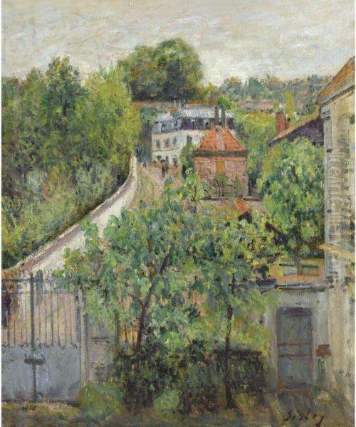 Vue De Sevres Oil Painting by Alfred Sisley