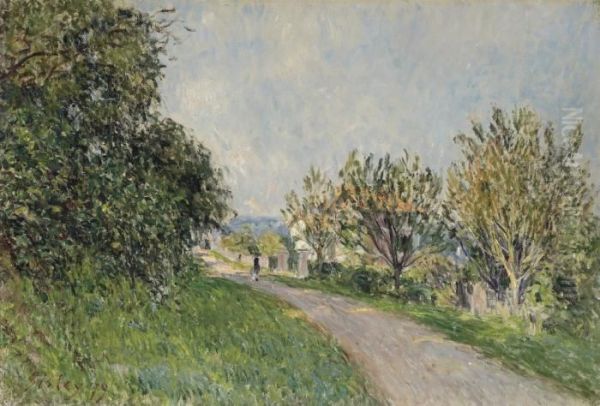 Chemin Des Pres A Sevres Oil Painting by Alfred Sisley