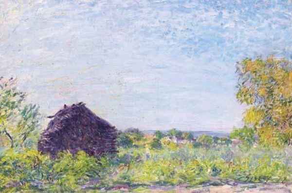 La Meule De Paille Oil Painting by Alfred Sisley