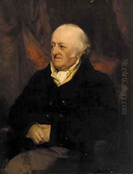 Portrait of William Hale (1746-1829) of King's Walden Bury Oil Painting by English School