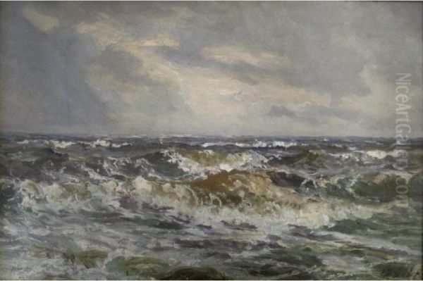 Seascape Oil Painting by John Falconar Slater