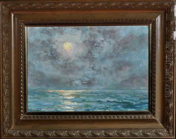 Sunrise Over The Sea Oil Painting by John Falconar Slater