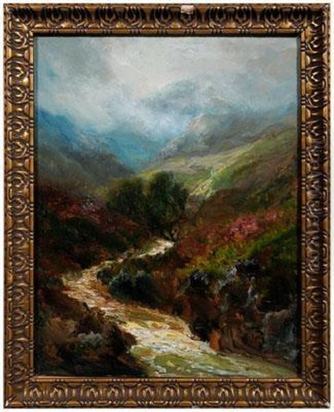 Highland Landscape Oil Painting by John Falconar Slater