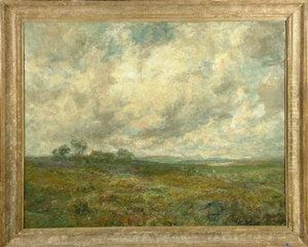 Breezy Moors Oil Painting by John Falconar Slater