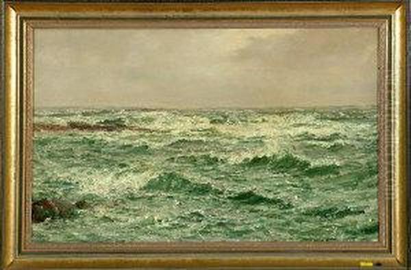 The North Sea Oil Painting by John Falconar Slater