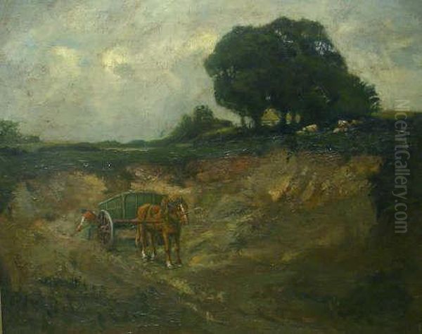 Loading Stone Oil Painting by John Falconar Slater