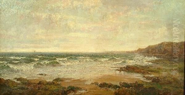 An Extensive Seascape Oil Painting by John Falconar Slater