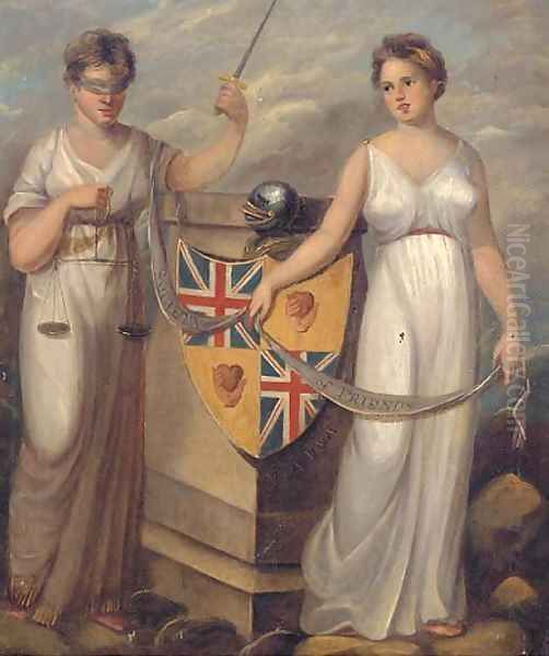 Emblem of the Society of Friends Oil Painting by English School