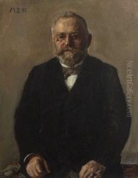 Heinrich Lucas. Oil Painting by Max Slevogt