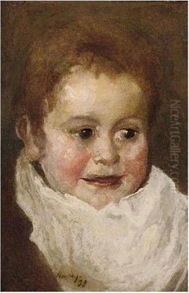 Kind (child) Oil Painting by Max Slevogt