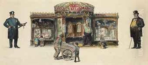 The Saloon In New York Oil Painting by John Sloan