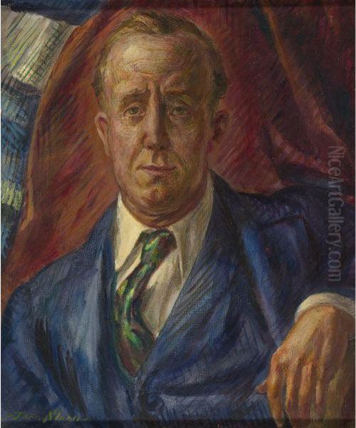 Paul Dougherty Oil Painting by John Sloan