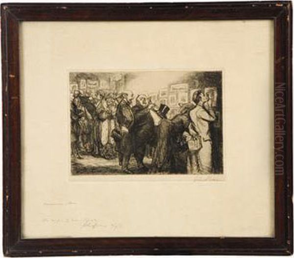 Connoisseurs Of Prints Oil Painting by John Sloan