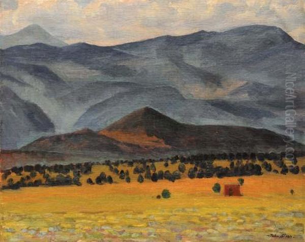 Jemez Mountain Oil Painting by John Sloan