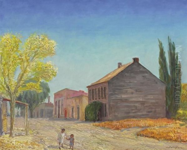 Los Cerrillos Oil Painting by John Sloan