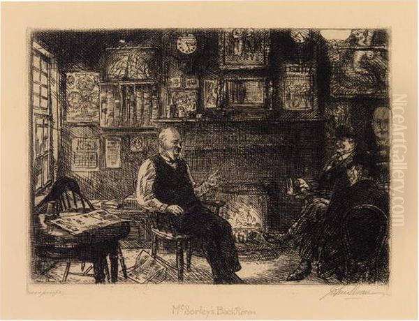 Mcsorley's Back Room Oil Painting by John Sloan