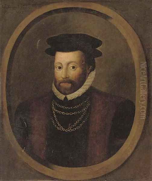 Portrait of Edward, 1st Baron North of Kirtling Oil Painting by English School