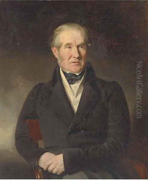 Portrait Of Richard Brown Bellett (1778-1835) Oil Painting by English School