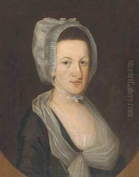 Portrait of Sarah Webster (b.1730) Oil Painting by English School