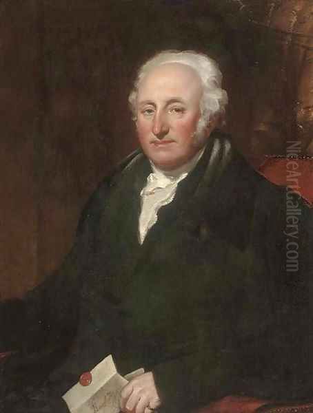 Portrait of Sir Boris Gutteridge Oil Painting by English School