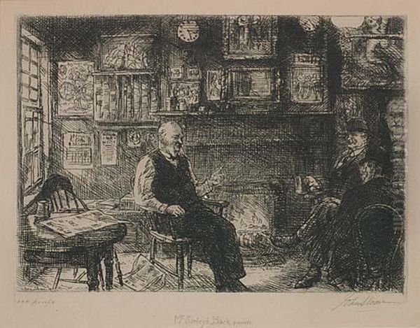 Mcsorley's Backroom Oil Painting by John Sloan