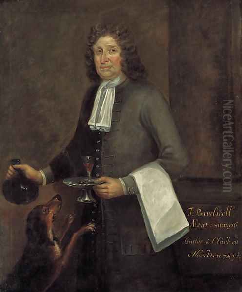 Portrait of Thomas Bardwell Oil Painting by English School