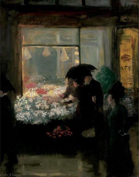 Easter Eve Oil Painting by John Sloan