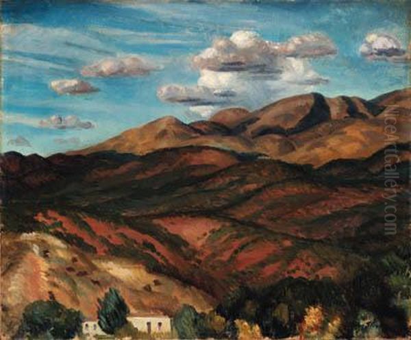 The Mountains, September Oil Painting by John Sloan