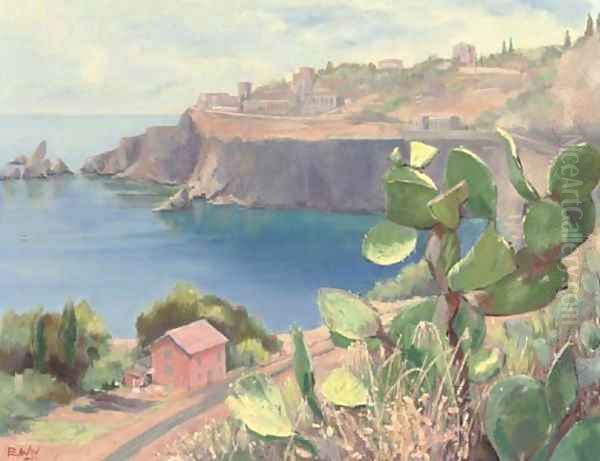 A coastal view Oil Painting by English School