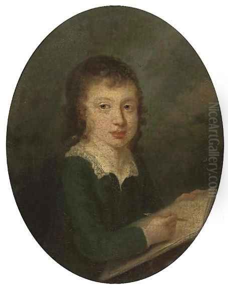 Portrait of Arthur Campernowne of Darlington Oil Painting by English School