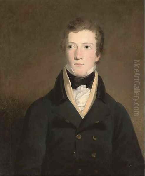 Portrait of Charles Bertram Tait (1800-1852) Oil Painting by English School