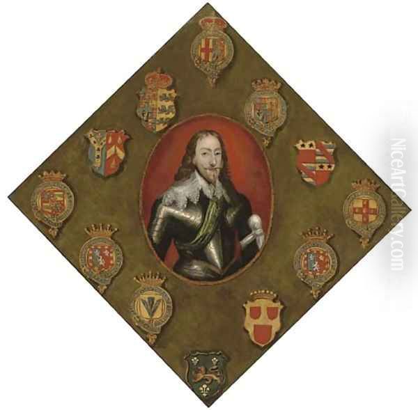 Portrait of Charles I Oil Painting by English School