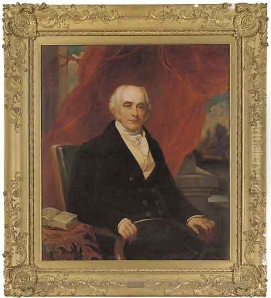 Portrait of George Wethered Esq. Oil Painting by English School