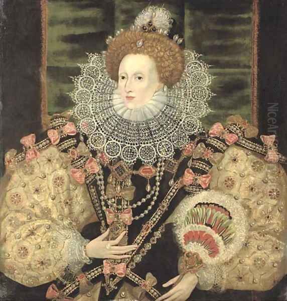 Portrait of Queen Elizabeth I Oil Painting by English School