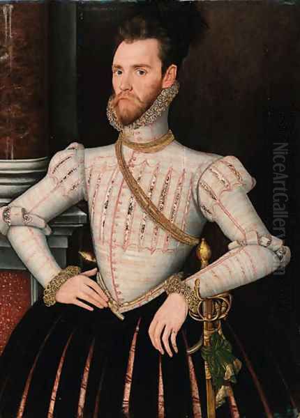 Portrait of Sir Thomas Knyvet (c.1539-1617) Oil Painting by English School