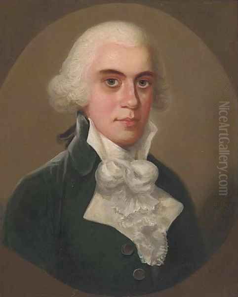 Portrait of William Simpson Oil Painting by English School